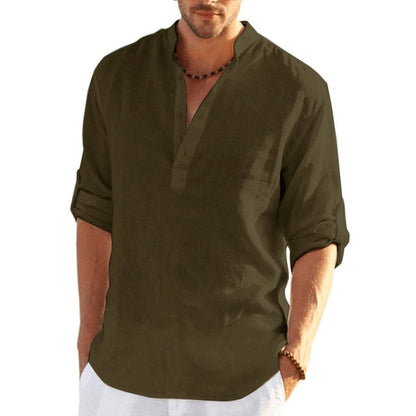 Men’s Linen Beach Shirt