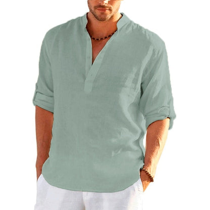 Men’s Linen Beach Shirt