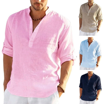 Men’s Linen Beach Shirt