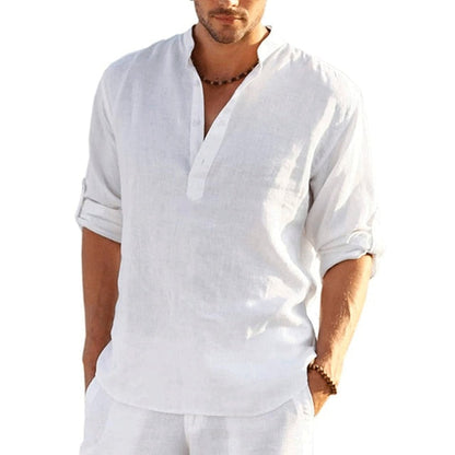 Men’s Linen Beach Shirt